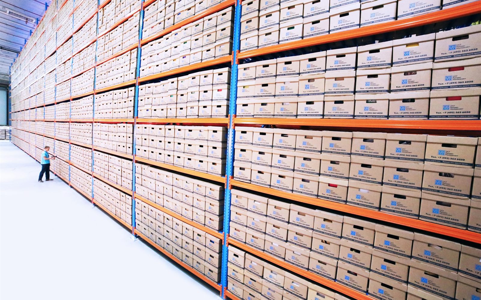 Racks de almacenamiento industrial a gran escala